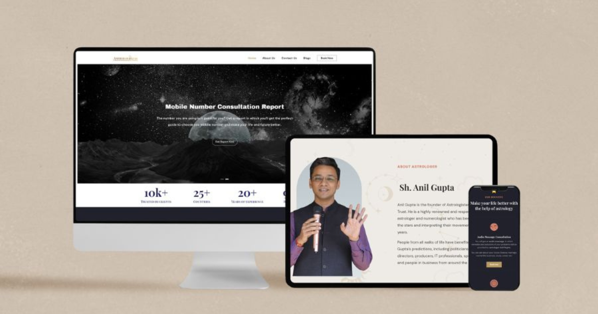 Famous Astrologer Anil Gupta Rebrands Website and Unveils New Astrologistar Logo